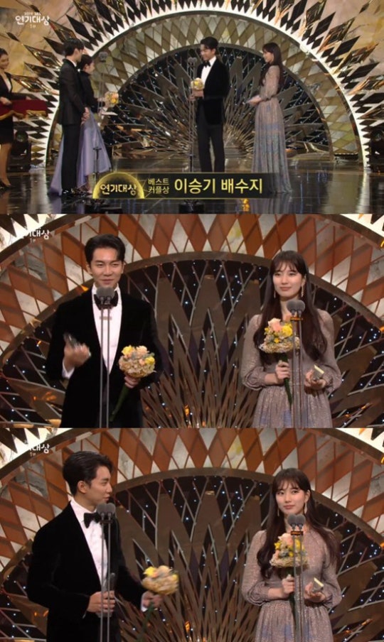 19 Sbs演技大賞 イ スンギ ペ スジベストカップル 最優秀2冠 バガボンド に与える賞 それでもやっぱりスンギでしょ 韓国の歌手 イ スンギ君に恋してる