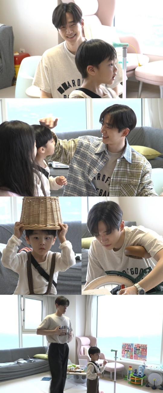 2PM Junho and his nephew Woojin