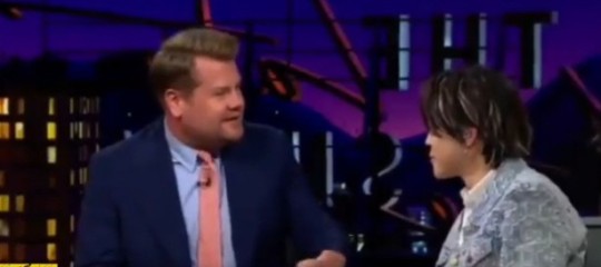BTS Jimin and James Corden