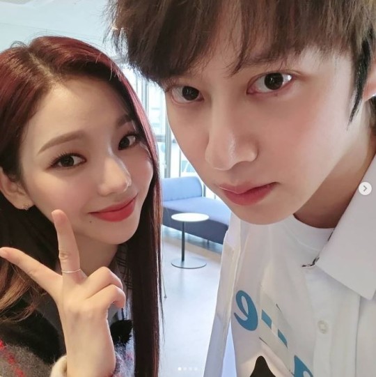 Super Junior Heechul and AESPA Karina