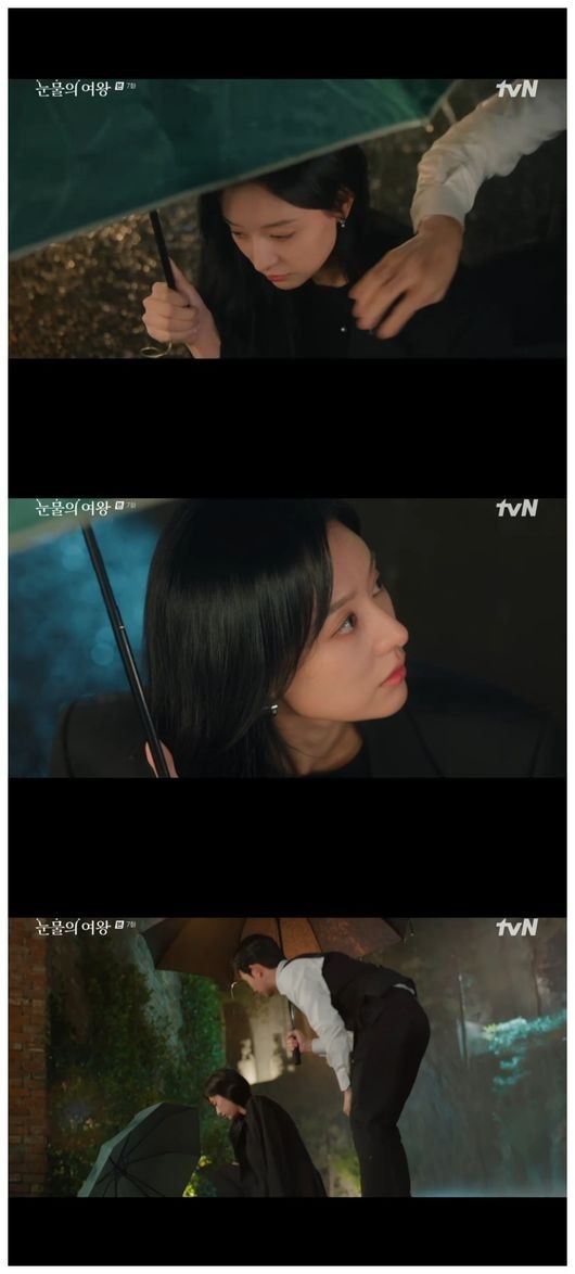 '눈물의 여왕' 뇌종양 김지원, 이혼 잊어버렸다···♥김수현에 