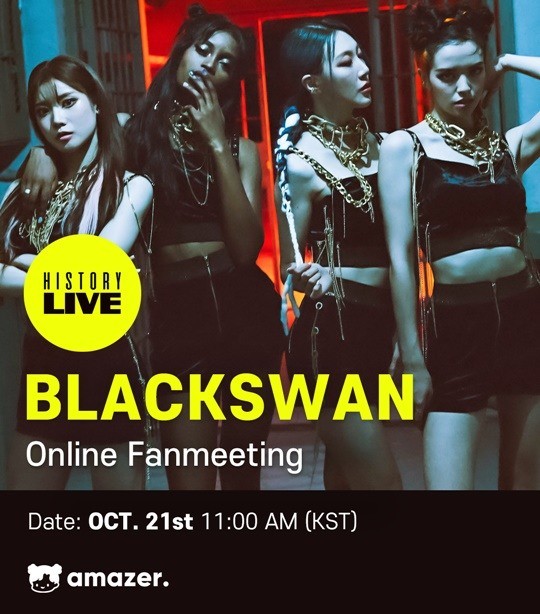 Kpop group Blackswan