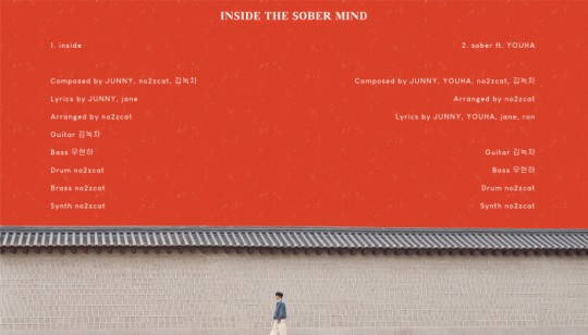 JUNNY 'Inside The Sober Mind' Tracklist