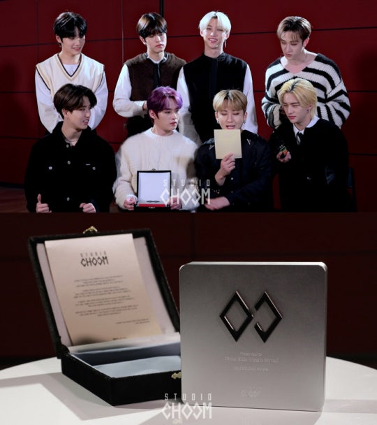 Kpop group Stray Kids on BE ORIGINAL of Studio Choom