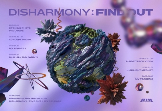 Kpop group P1Harmony new album plan poster