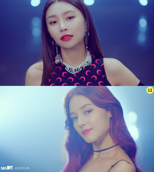 MOMOLAND Nancy and Hyebin