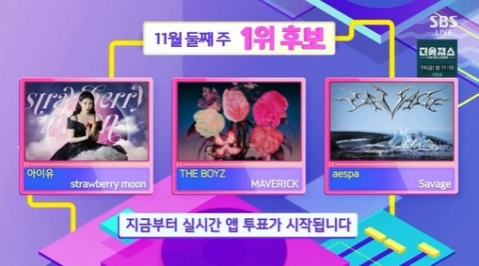 IU, THE BOYZ, and AESPA