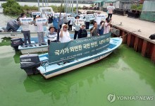 '녹조 심각성 알린다' 환경단체 영남권서 3일간 현장 조사