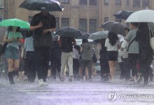 김포 시간당 72.5㎜…경기 호우·강풍특보 속 출근길 비바람(종합)