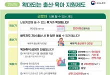 "소규모 기업 근로자도 육아휴직 부담 없이 쓰세요"