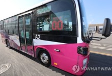 청주∼세종∼대전 BRT 전용 자율주행버스 A4 운행 시작