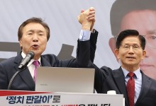 손학규, 김문수 지지 선언…"이재명에 나라 맡길 순 없다"