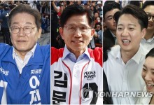 이재명 45%·김문수 36%·이준석 10%…李 6%p 하락, 金 7%p 상승[한국갤럽](종합)
