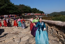 고창 모양성제 성황리에 개막…답성놀이와 에어쇼 등 다채로운 행사
