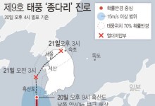 태풍 종다리 북상에 경기 곳곳 '호우특보'…시간당 최대 50㎜ 비