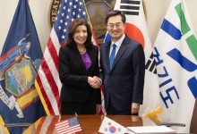 뉴욕 주지사 만난 김동연 "경기·뉴욕 우호협력 MOU" 제안