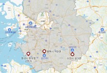 경기국제공항 후보지, 화성호 간척지·평택 서탄면·이천 모가면
