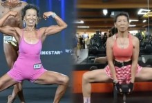 中 71세 '몸짱 할머니', 피트니스 대회서 동메달…"나이는 숫자일 뿐"
