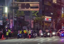 충남경찰, 천안·아산 일대서 한글날 폭주족 일제 단속