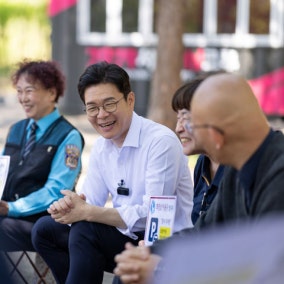 정원오 "택시기사 개방형 화장실 등 인프라 마련 방안 논의"
