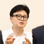 [인터뷰]한동훈 "내가 승리해야 李 공소취소 못 해…보수 재건·북갑 발전 이끌 사람"
