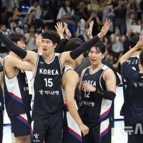 '중동 강호' 요르단 잡은 남자 농구, 이란과 준결승전(종합)
