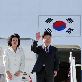 이 대통령, 5박7일 미국·멕시코 순방 마치고 귀국길 올라