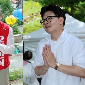 張 vs 韓 싸움 된 부산 북갑…  ‘보수 리더’ 자리 놓고 2차전