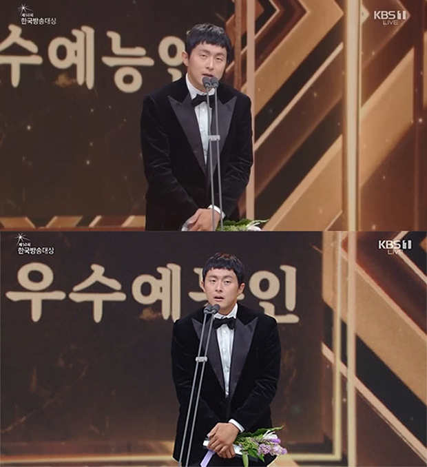 '최우수 예능인상' <b>기안84</b> "전현무 고맙다…힘들 때마다 전화 줘"