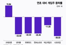홀로 단비 맞는 게임주 맏형...솔로 MZ '취저' 효과 '톡톡'
