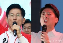 대선 후보 지지율 이재명 46%·김문수 31%·이준석 8%-한국리서치