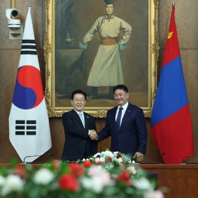 李대통령, '한-몽 황금시대' 공동선언 채택…CEPA 원칙적 타결