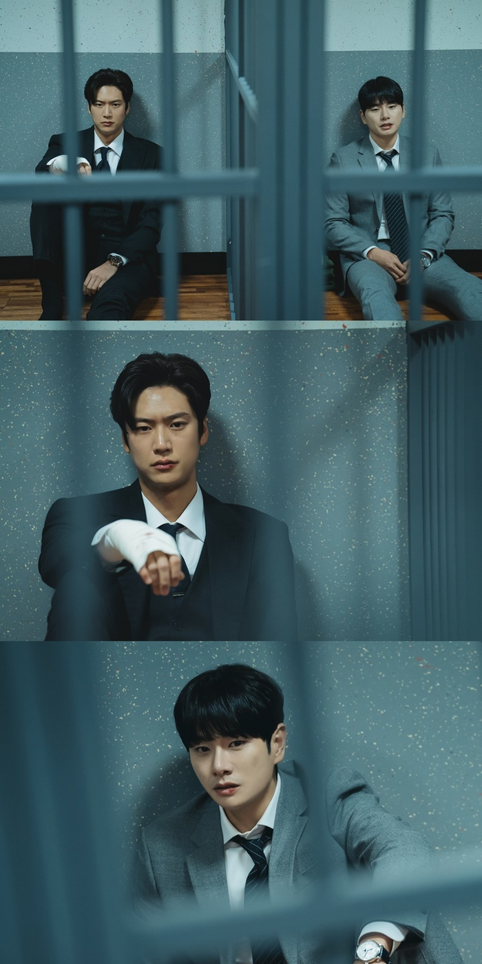 ‘<b>내남결</b>’ 나인우·<b>이이경</b>, 박민영 때문에 주먹질? 나란히 <b>유치장</b> 行