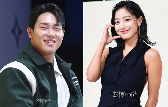 <b>윤성빈</b> 측 “<b>트와이스</b> 지효와 열애? <b>사생활</b> 모른다”