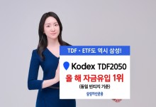 삼성KODEX TDF2050액티브, 올해 자금유입 1위