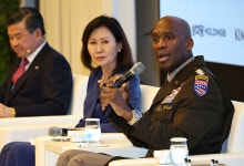 브런슨 주한미군 사령관, 북러 협력 위험 경고하며 한미 산업협력 강조