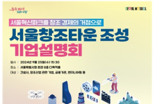 서울시, 창조산업 거점 '창조타운' 조성 본격화…25일 기업 설명회
