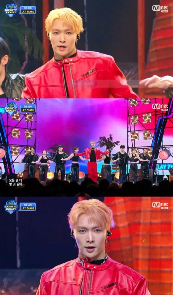 Global star and former EXO member LAY ZHANG recently made a comeback on “M Countdown” with the Korean version of his new song “PSYCHIC,” captivating the audience