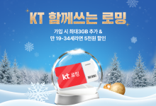 KT "'함께 쓰는 로밍' 사용 고객에 3GB 추가 데이터 제공"