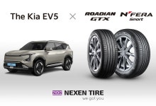전기차 특화 설계…기아 EV5, 넥센타이어 신는다