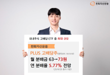 한화운용 ‘PLUS고배당주’ ETF, 분배금 15.9%까지 높인다 [투자360]