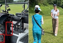 '남한 밉다해도' 北 골프장서 17년 전 한국산 골프채 사용 중