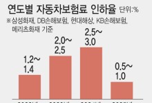 10년간 7조 적자인데…車보험료, 당국 압박에 0.5~1% 내린다