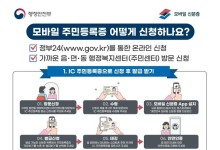 모바일 주민등록증, 오는 14일부터 전국 발급 가능
