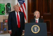 “손정의, 美재무장관과 미일 국부펀드 논의…410조원 규모”