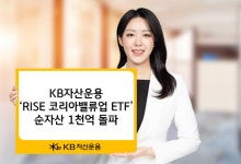 KB운용 "‘RISE 코리아밸류업 ETF’ 순자산 1000억 돌파"