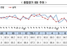기업 경기전망 부진…"美 관세 리스크에 제조업 심리 위축"