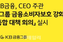 KB금융, 전 계열사 CCO '그룹 금융소비자보호 강화 종합 대책 회의'
