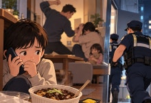 짜장면 주문으로 아빠의 폭력 신고한 9살 아이, 아버지가 체포