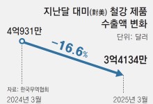 [단독]철강 관세폭탄에 ‘휘청’… 대미 수출 17% 줄었다